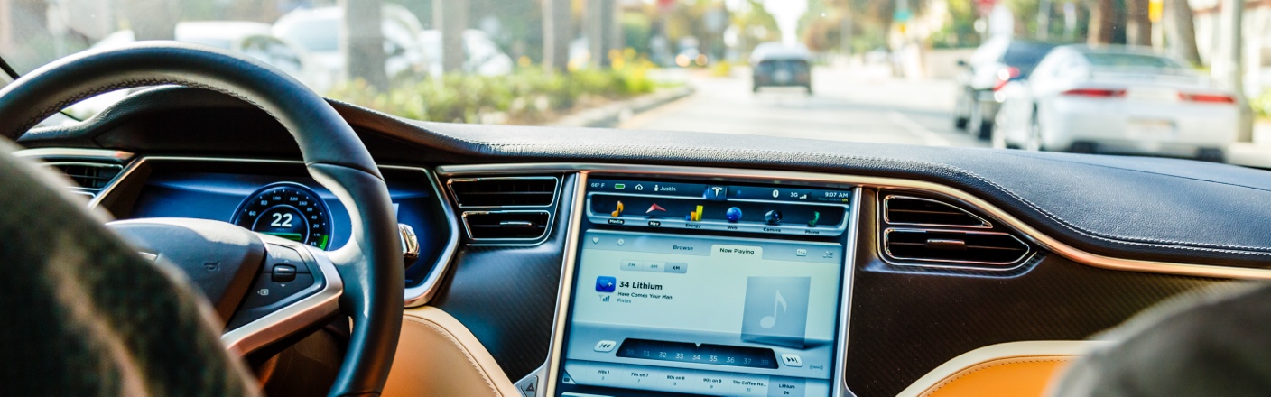 Tesla Interior Display